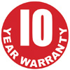 10 Year Warranty Logo